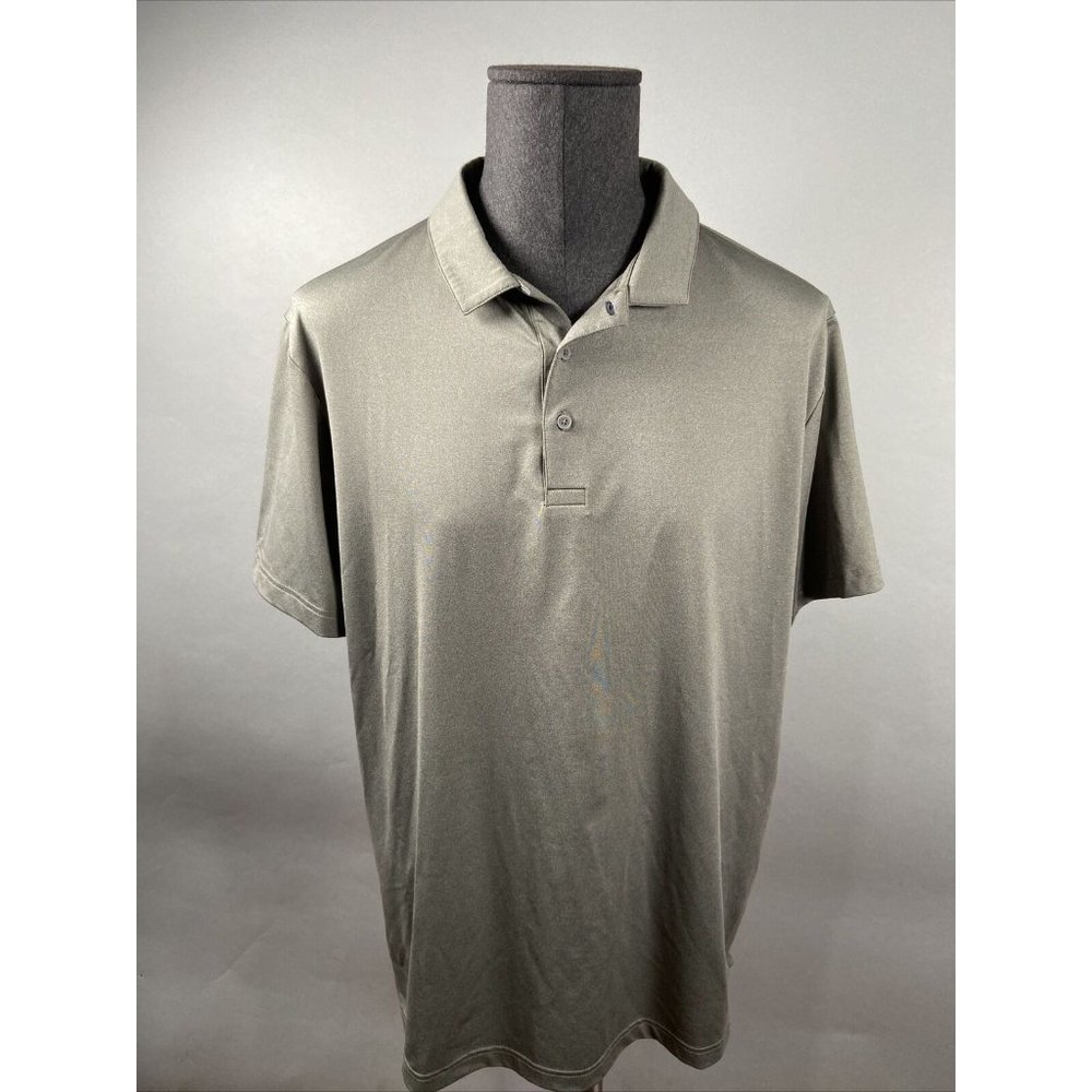 Mizzen+Main Phil Mickelson Men's Gray Golf Polo Shirt 2XL XXL